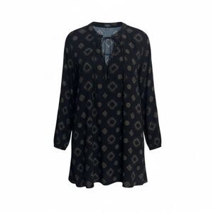 Lira Front Tie Tunic Top